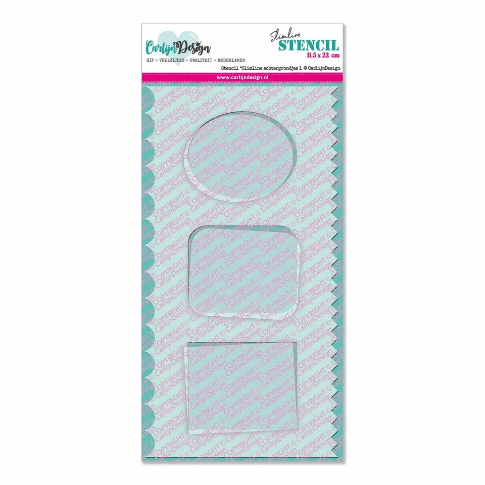 CarlijnDesign Slimline CDSC-0013 sjablong bakgrunn