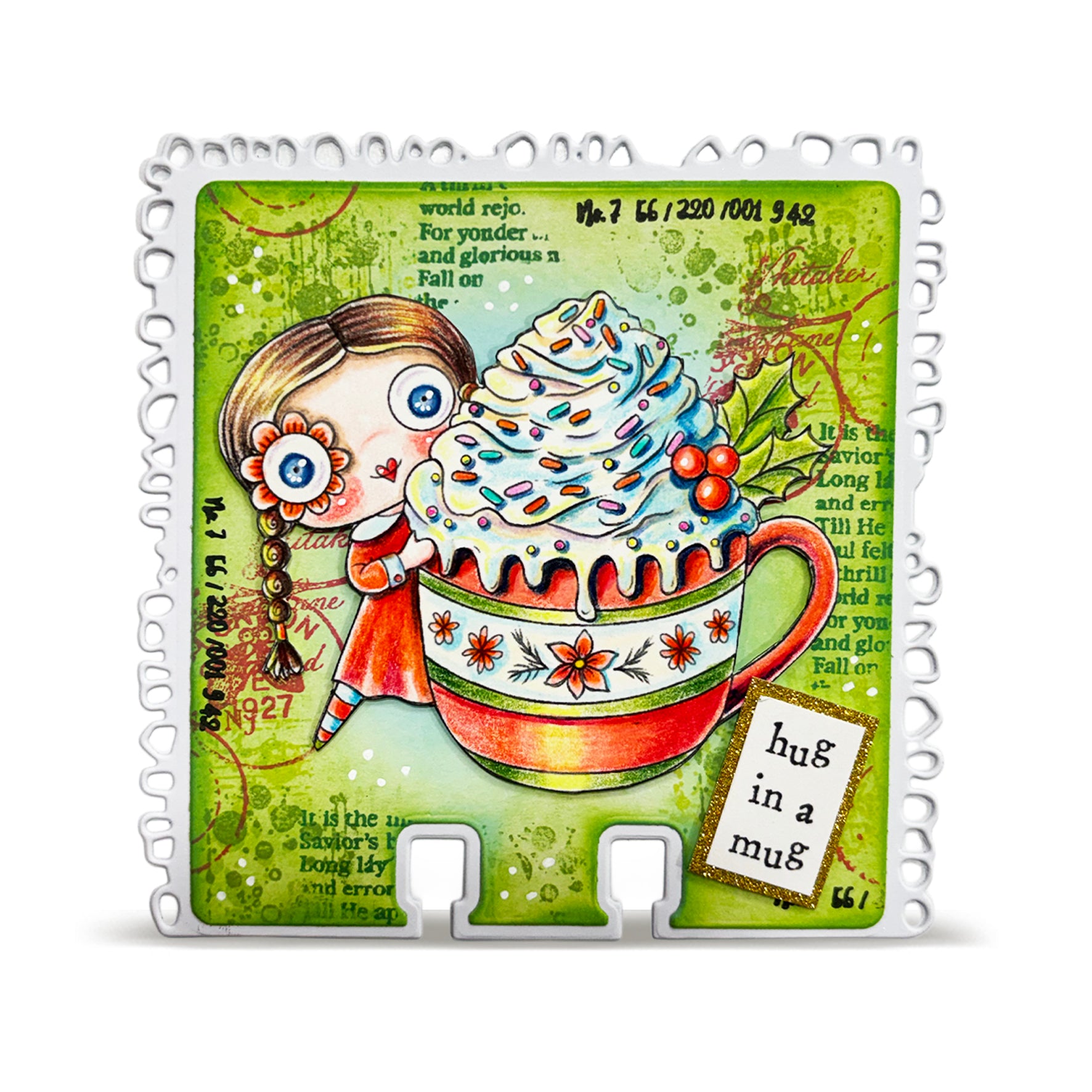 Aall & Create TP-1388 Hug In A Mug stempelsett A7