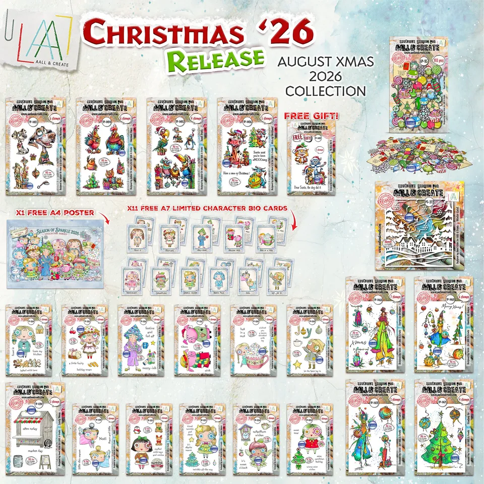 AALL & Create Christmas stempelsamling komplett 2026