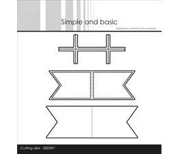 Simple and Basic Large Flag dies banner