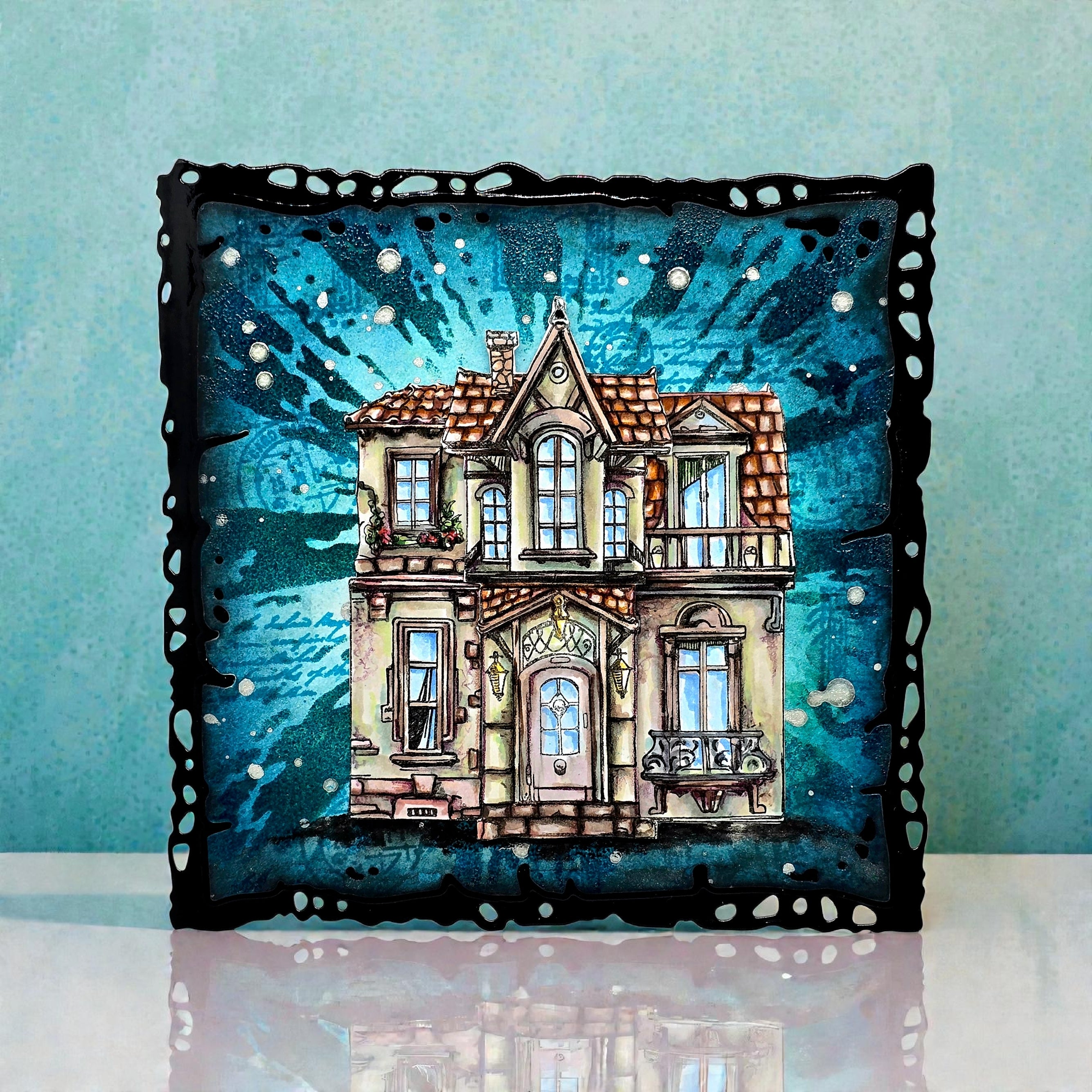 AALL & Create PC-259 Daybreak Pulse sjablong 15x15 cm