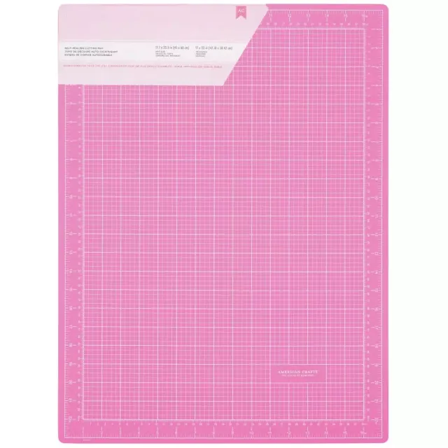 Korthobby Skjærematte rosa 45x60 cm selvhelbredende