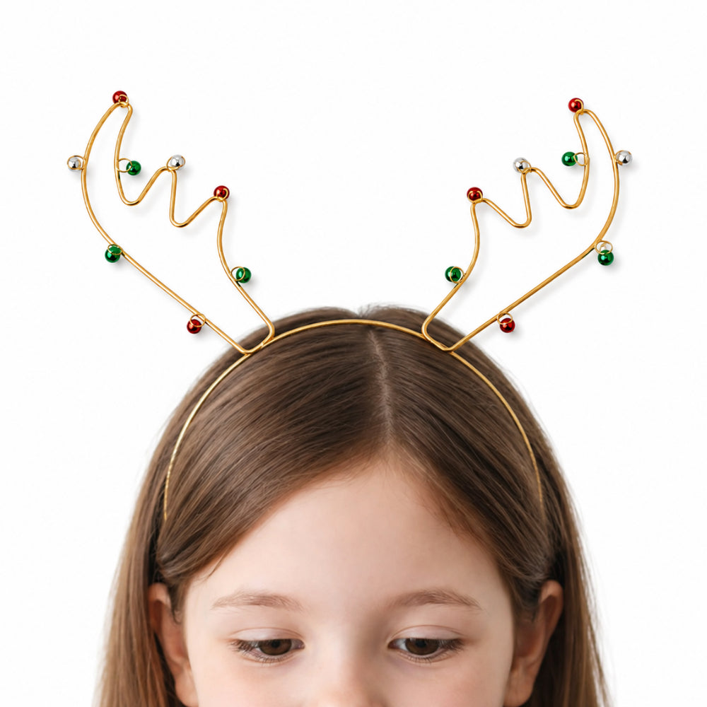 KaiserCraft Christmas Kids hårbøyle gull reinsdyr bjeller