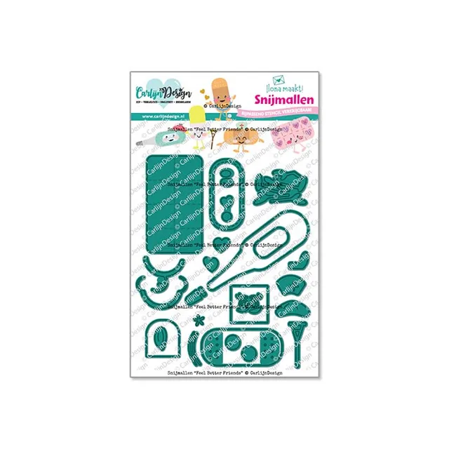 CarlijnDesign CDSN-0307 Feel Better Friends dies