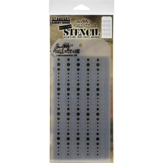 Tim Holtz Shifter Baubles THS136 sjablong lag-på-lag