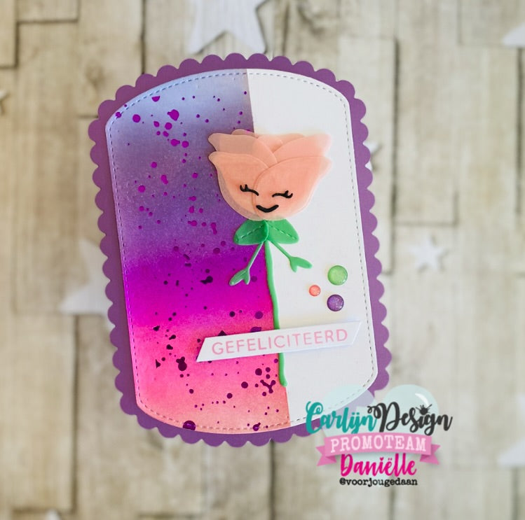 CarlijnDesign Kleine Spetters CDHF-0068 hotfoilplate A6