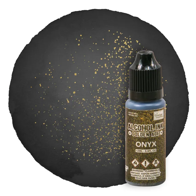 Couture Creations Golden Age Onyx alkoholblekk 12 ml svart