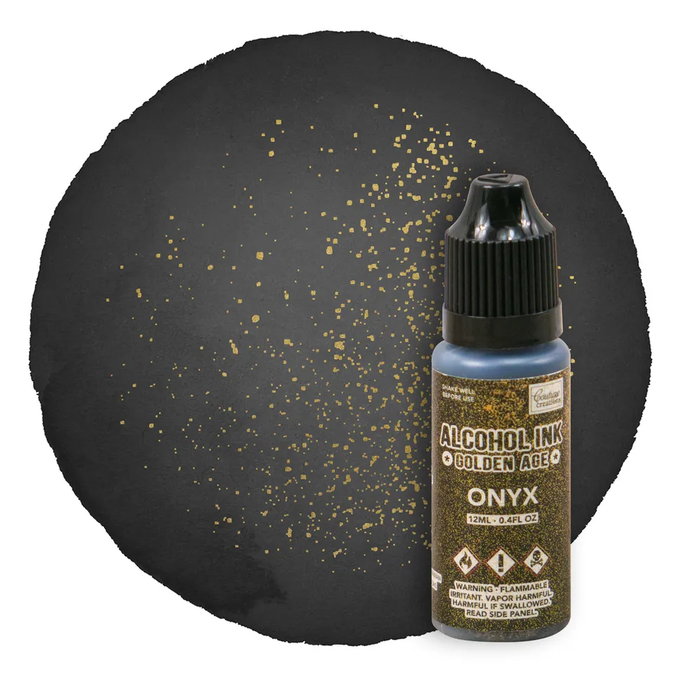 Couture Creations Golden Age Onyx alkoholblekk 12 ml svart