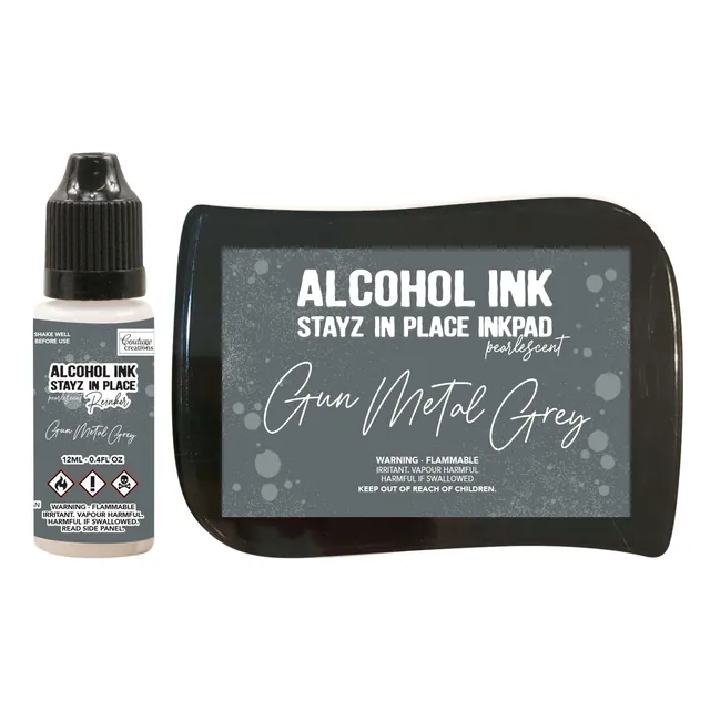 Couture Creations Stayz Gun Metal Grey pute refill perlemor