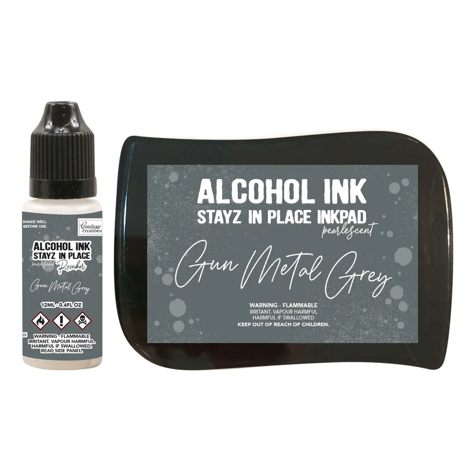 Couture Creations Stayz Gun Metal Grey pute refill perlemor