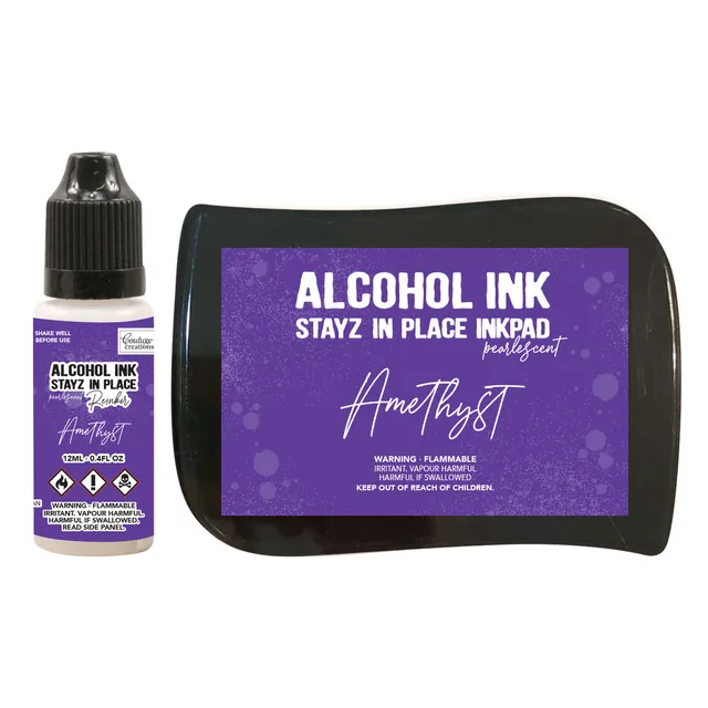 Couture creations Stayz stempelpute amethyst med reinker