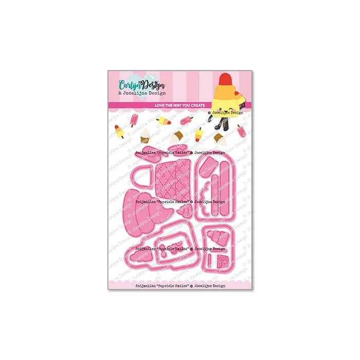 CarlijnDesign Popsicle Smiles CDJD-0039 diesett is 7 cm