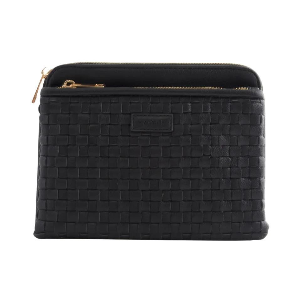KaiserCraft Woven Bag veske svart flettet