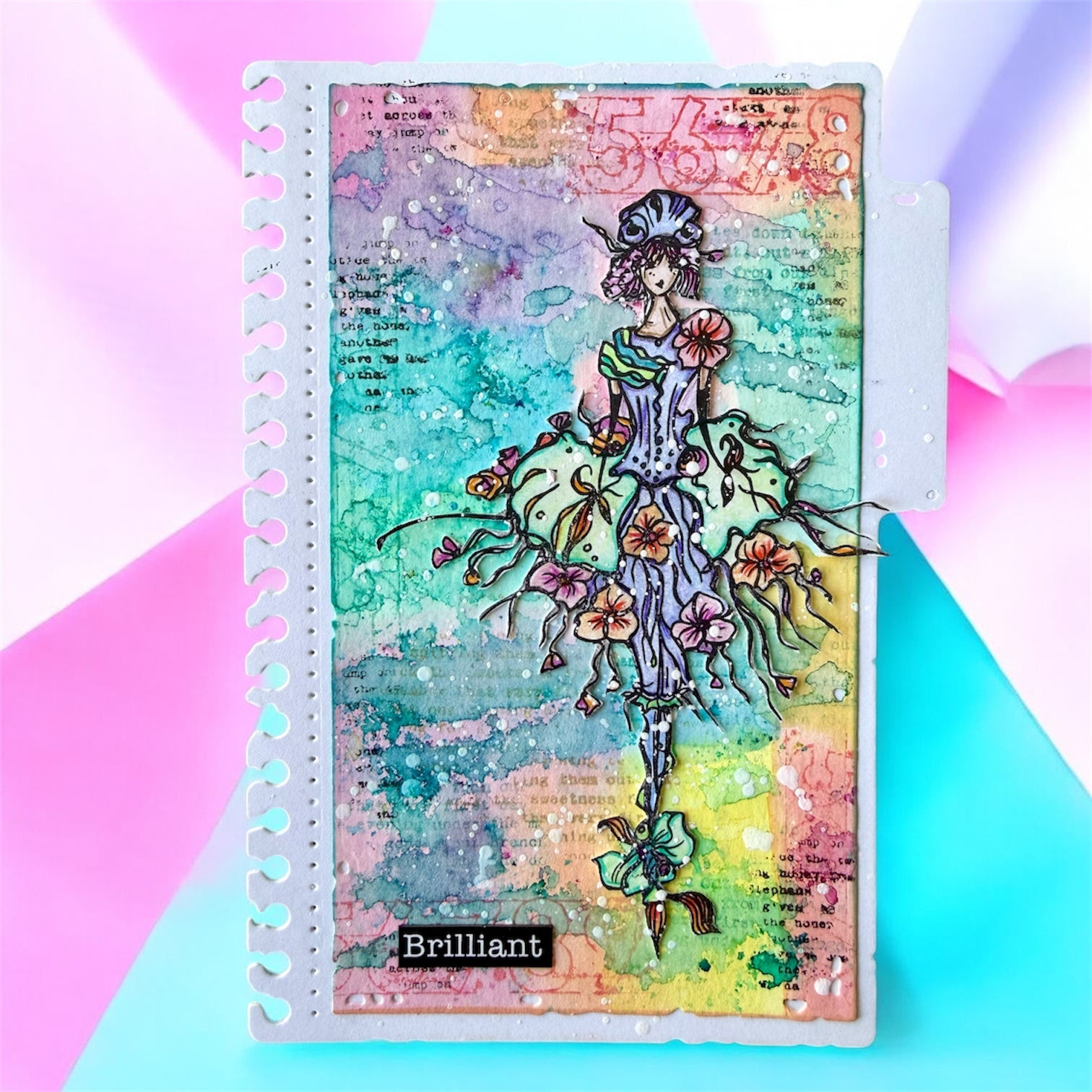 Aall and Create TP-1400 Pirouette of Petals stempelsett A6