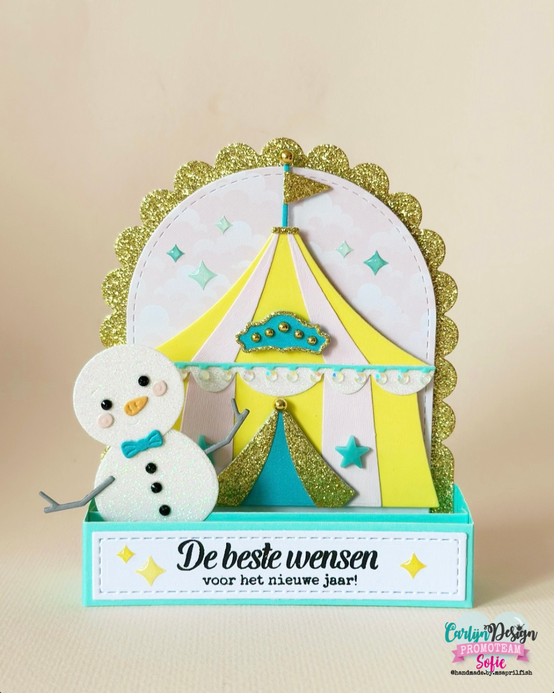 CarlijnDesign Christmas Circus CDSN-0400 dies jul sirkus