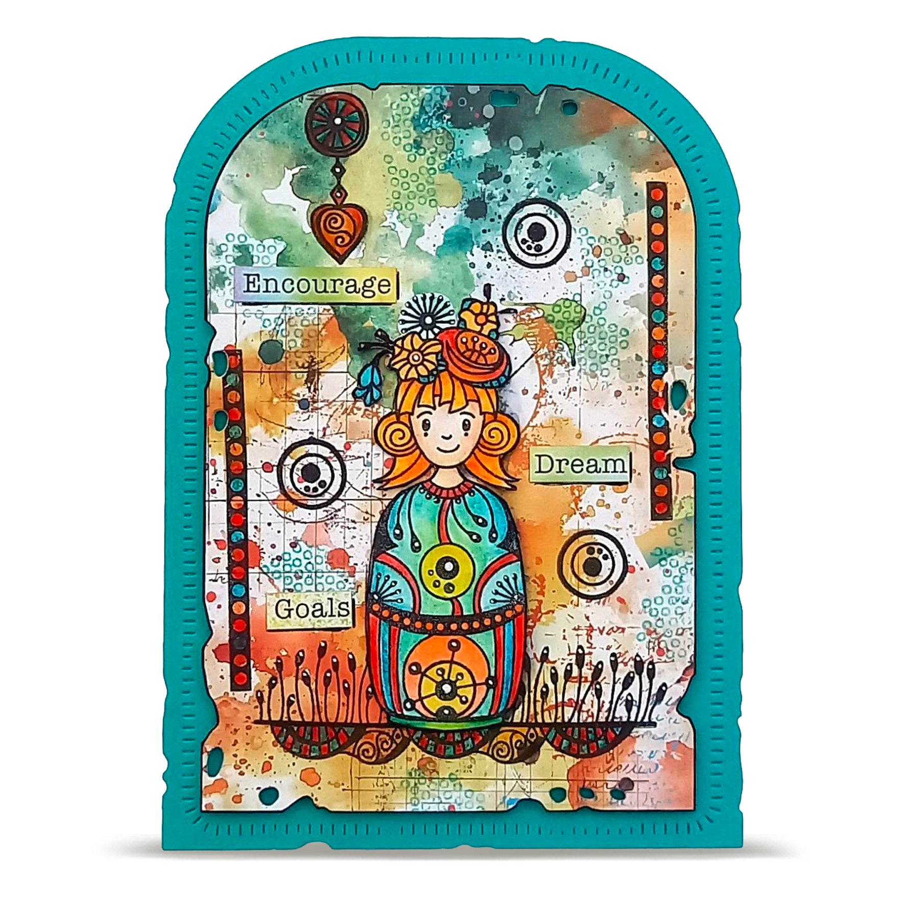 AALL & Create TP-1478 Graphic Coquelicots stempelsett A6 valmue