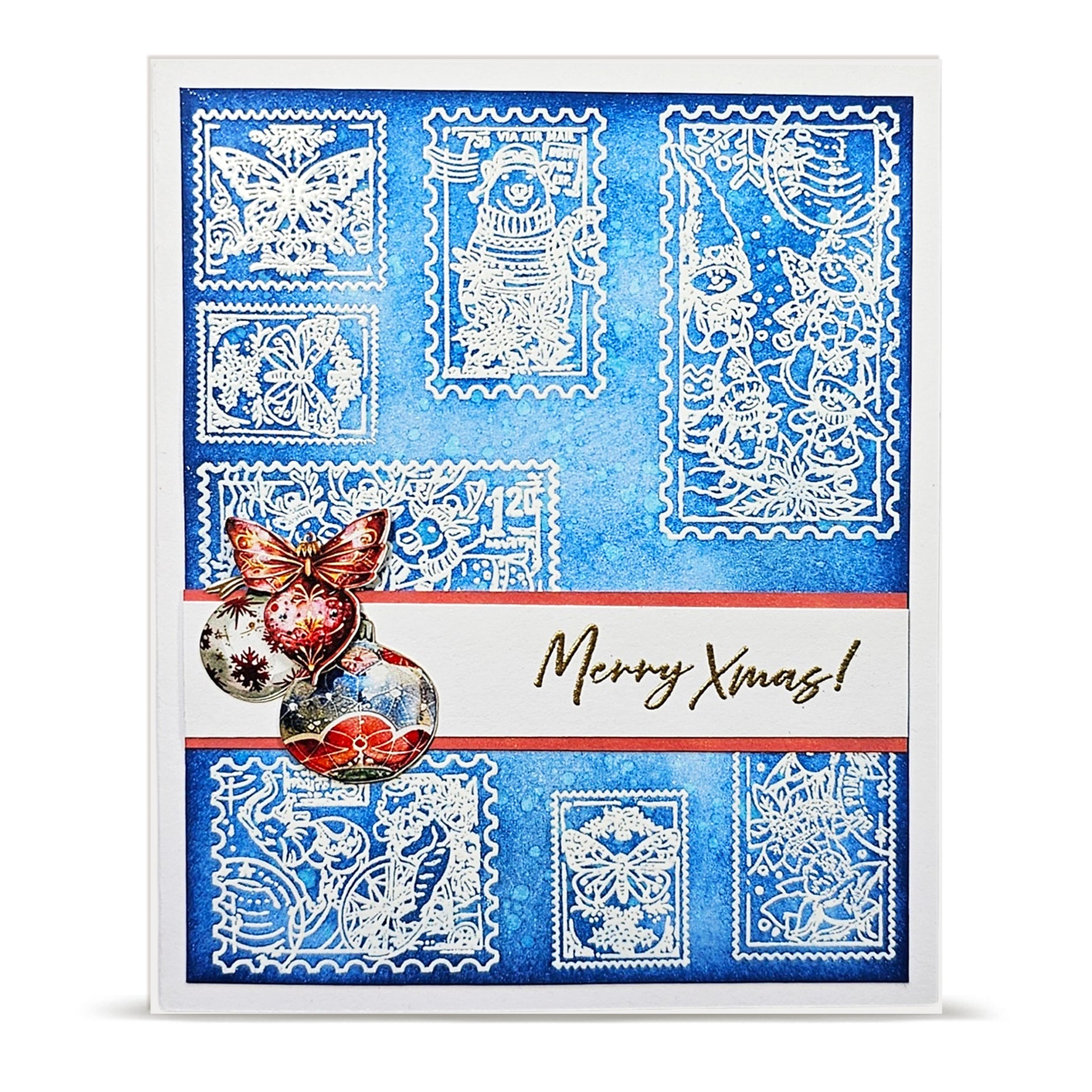 Autour de Mwa Merry Wishes stempelbundle jul 3xA6