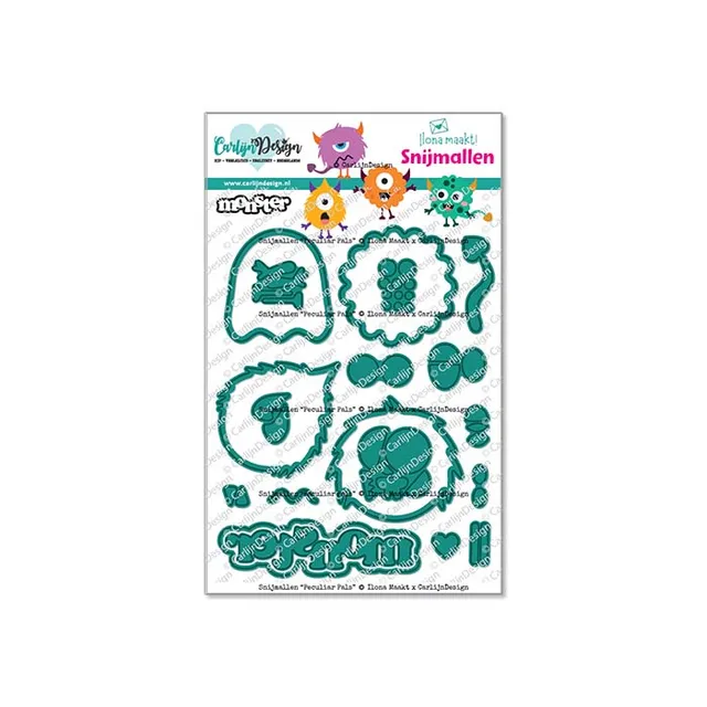 CarlijnDesign Peculiar Pals CDSN-0328 dies monster