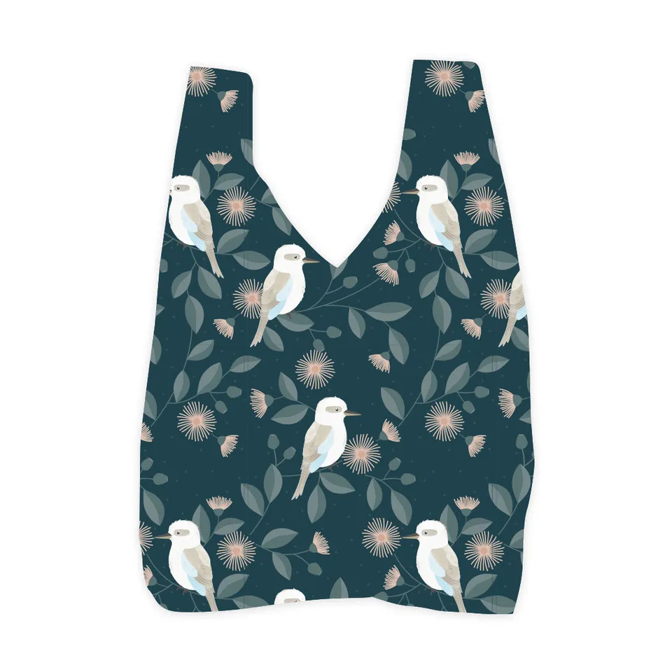 KaiserCraft Kookaburra handlenett polyester gjenbrukbart