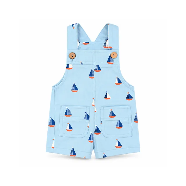 KaiserCraft Salty Toes Sail Boats snekkerbukse baby bomull