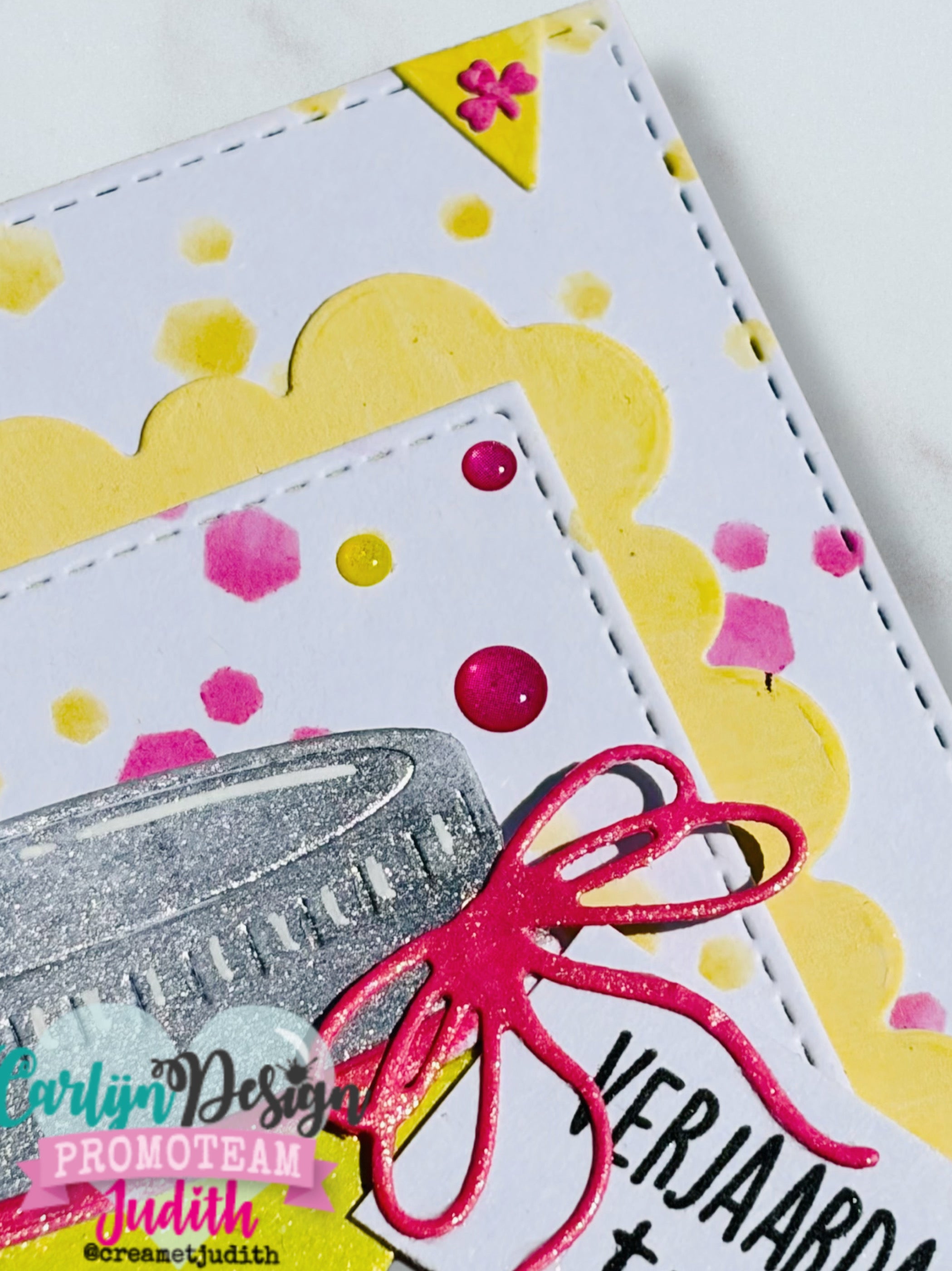CarlijnDesign Neons CDED-0019 enamel dots glitter