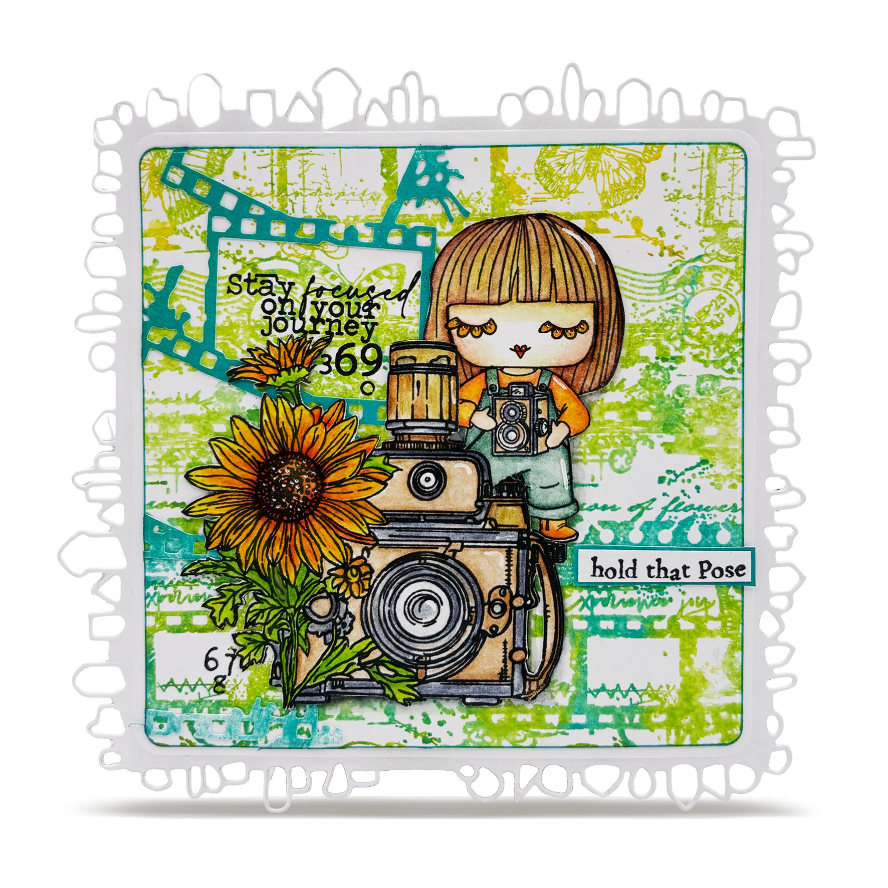 Aall and Create TP-1336 stempelsett A6 Torn Prints