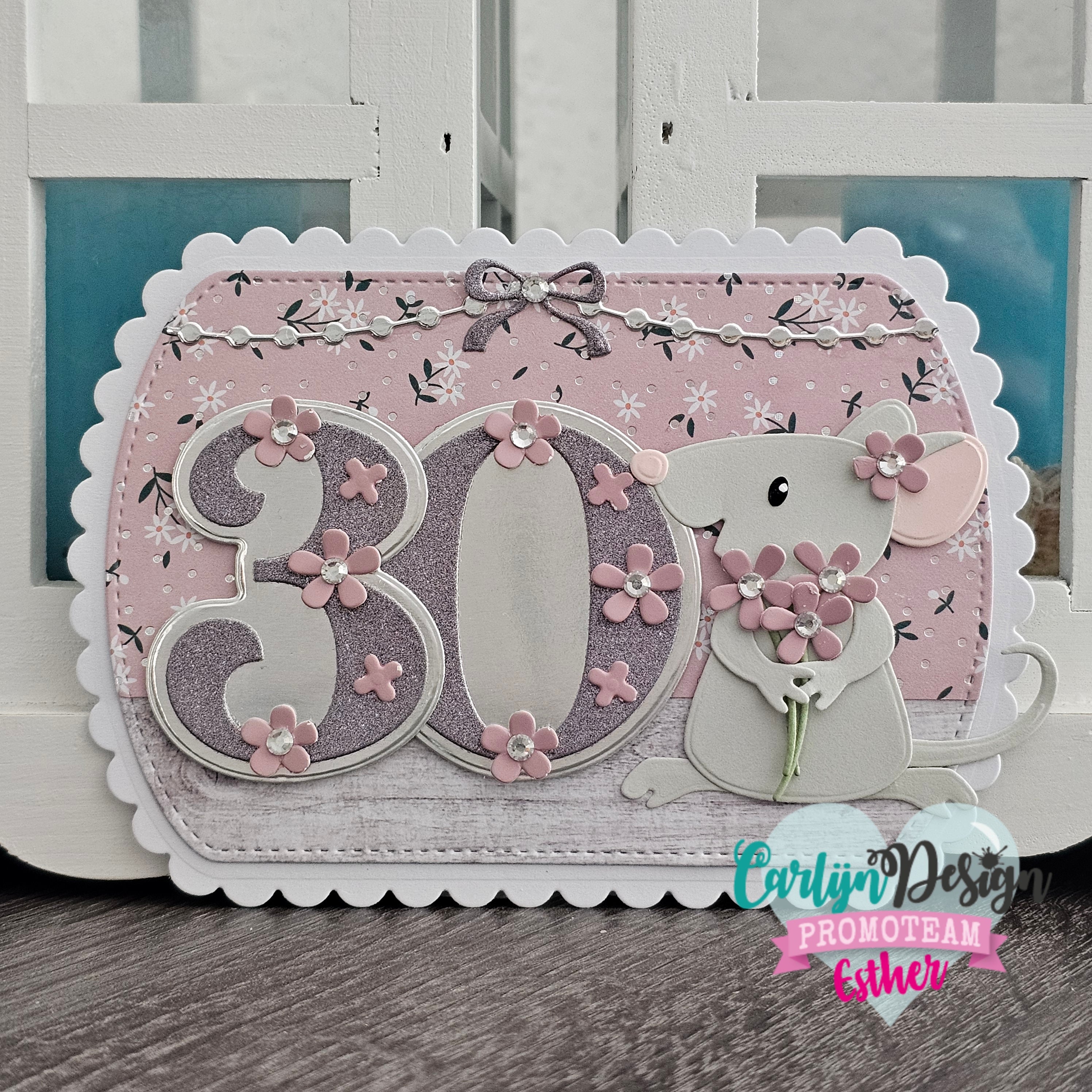 CarlijnDesign Giftbag topper CDSN-0284 dies gave