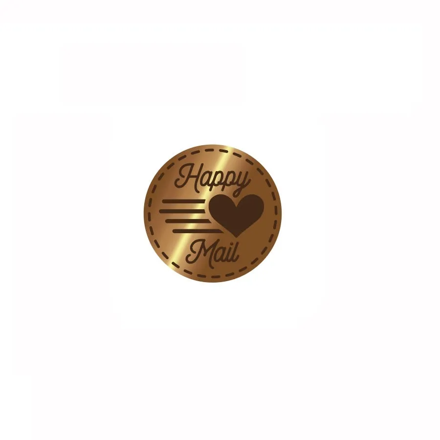 CarlijnDesign Waxzegel Happy Mail CDWX-0031 voksstempel 25mm