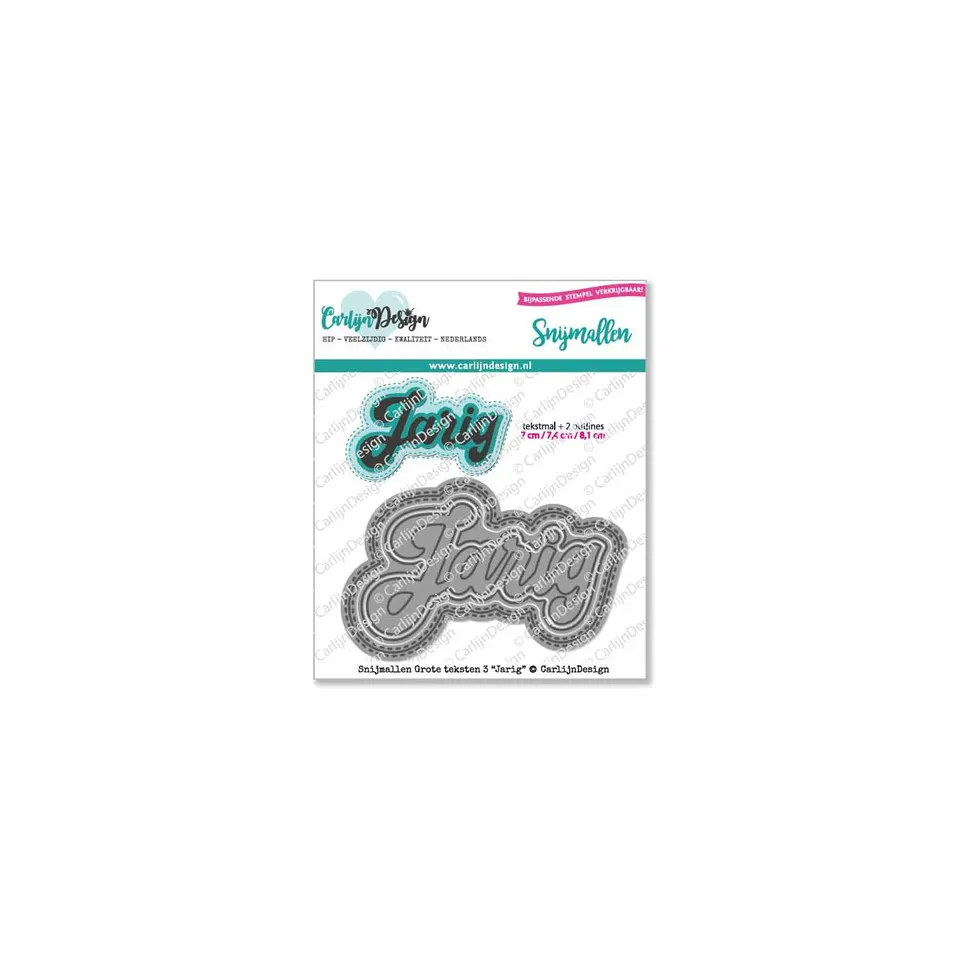 CarlijnDesign Grote Teksten 3 CDSN-0072 dies jarig stor