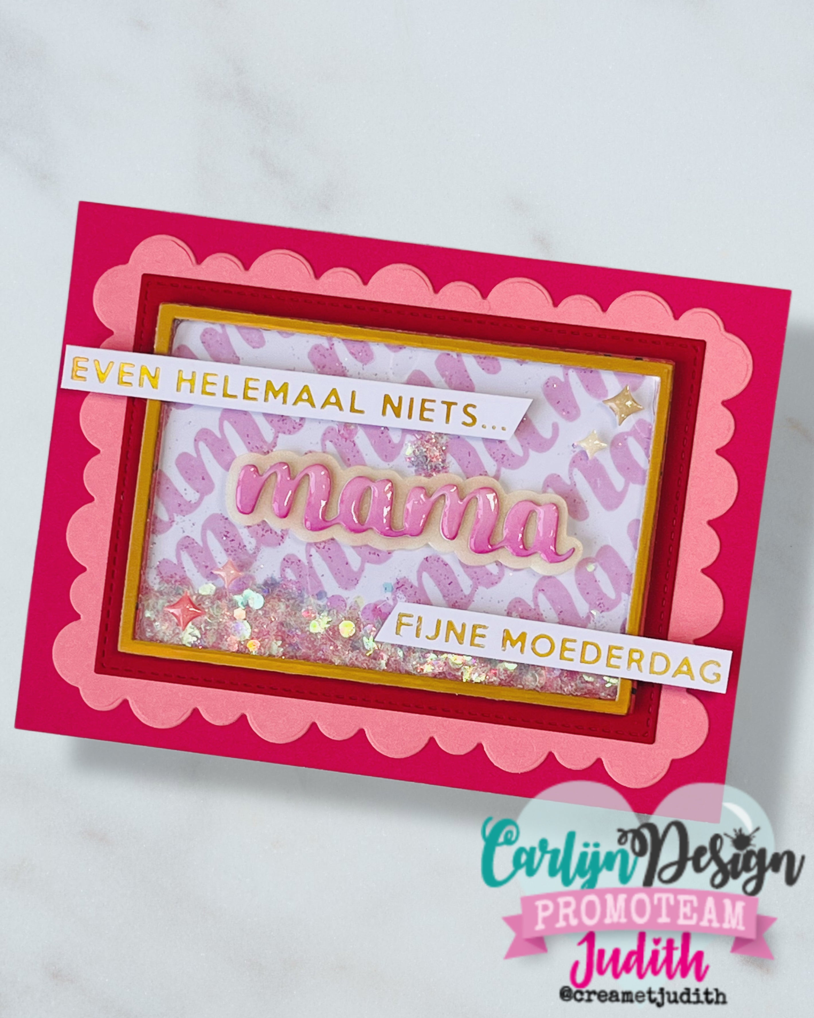 CarlijnDesign CDST-0174 klarstempel mama A6 morsdag