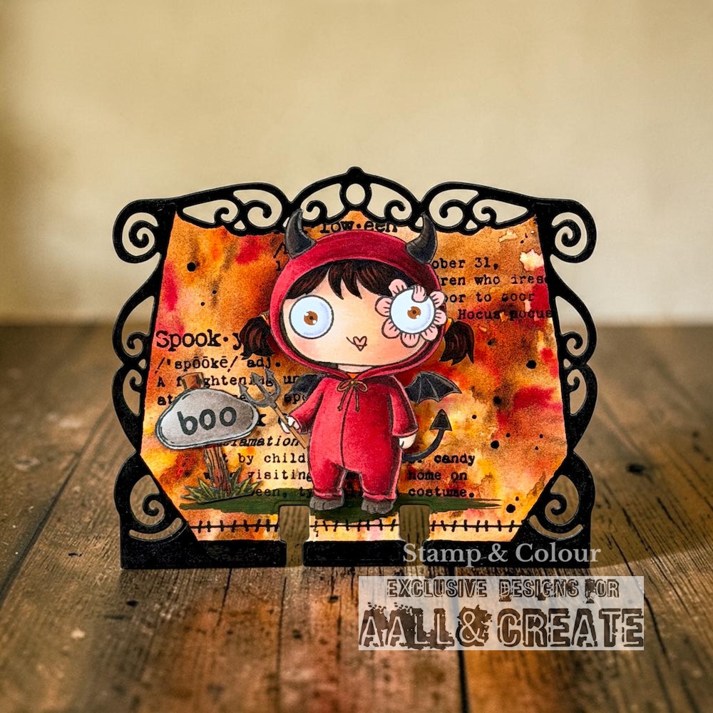 AALL & Create TP-1420 Lil Boo stempelsett A7 halloween