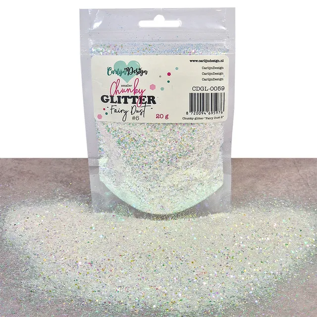 CarlijnDesign CDGL-0059 Fairy Dust 6 glitter 20 g iriserende