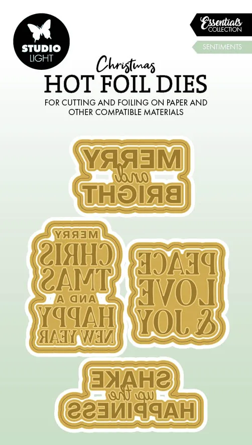 Studio Light Essentials Sentiments folieplate 65×96 mm