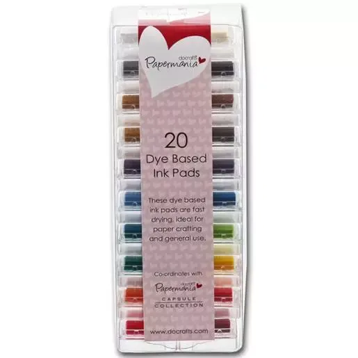 Korthobby Stempelputer 20 pigment ink pads