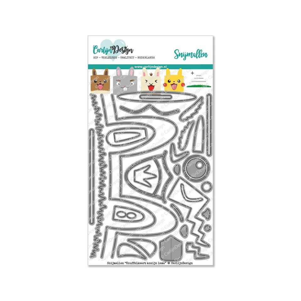 CarlijnDesign CDSN-0093 dies kose-kort kanin lama