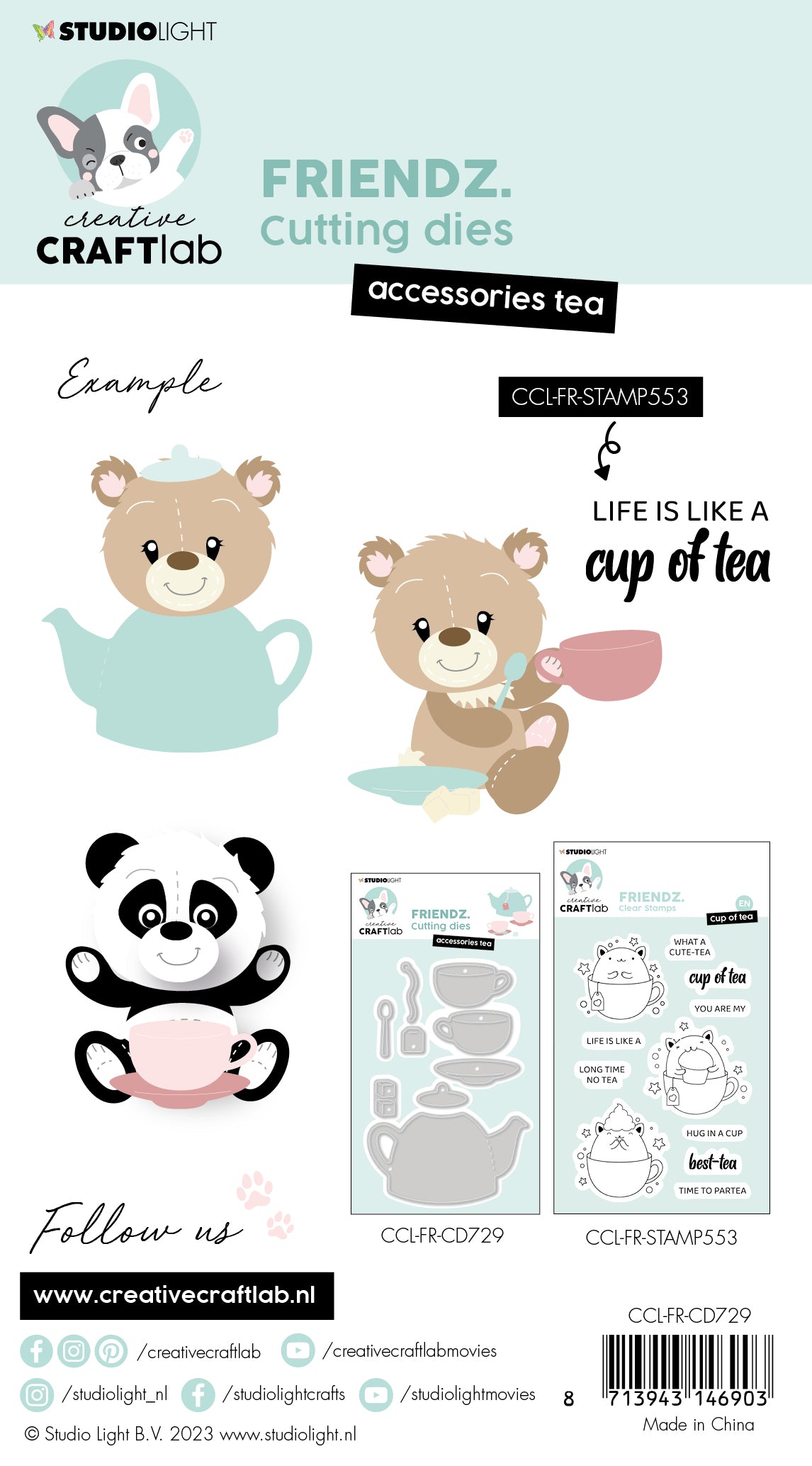 Studio Light Friendz Accessoires Tea dies teselskap