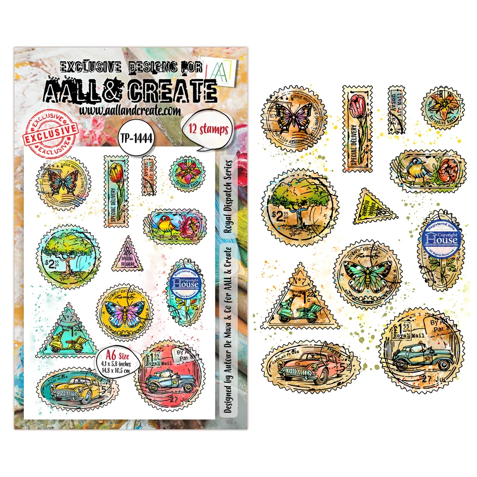 AALL & Create TP-1444 Royal Dispatch Series stempelsett A6 post