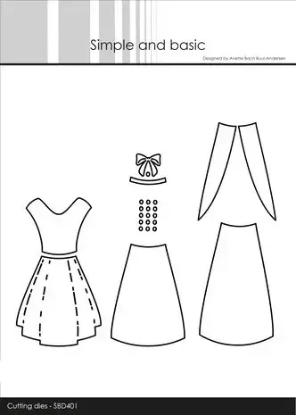 Simple and Basic Dress Cutting Dies kjole