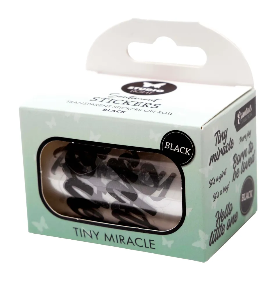 Studio Light Essentials Tiny miracle klistremerker sort 5 m