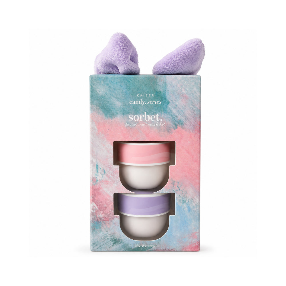 KaiserCraft Candy Series ansiktsmaskesett leire 2x50g