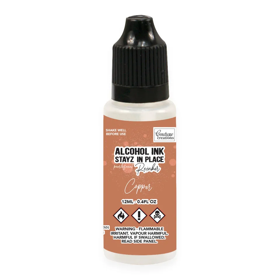 Couture Creations Stayz in Place refill copper perlemor  alkoholblekk