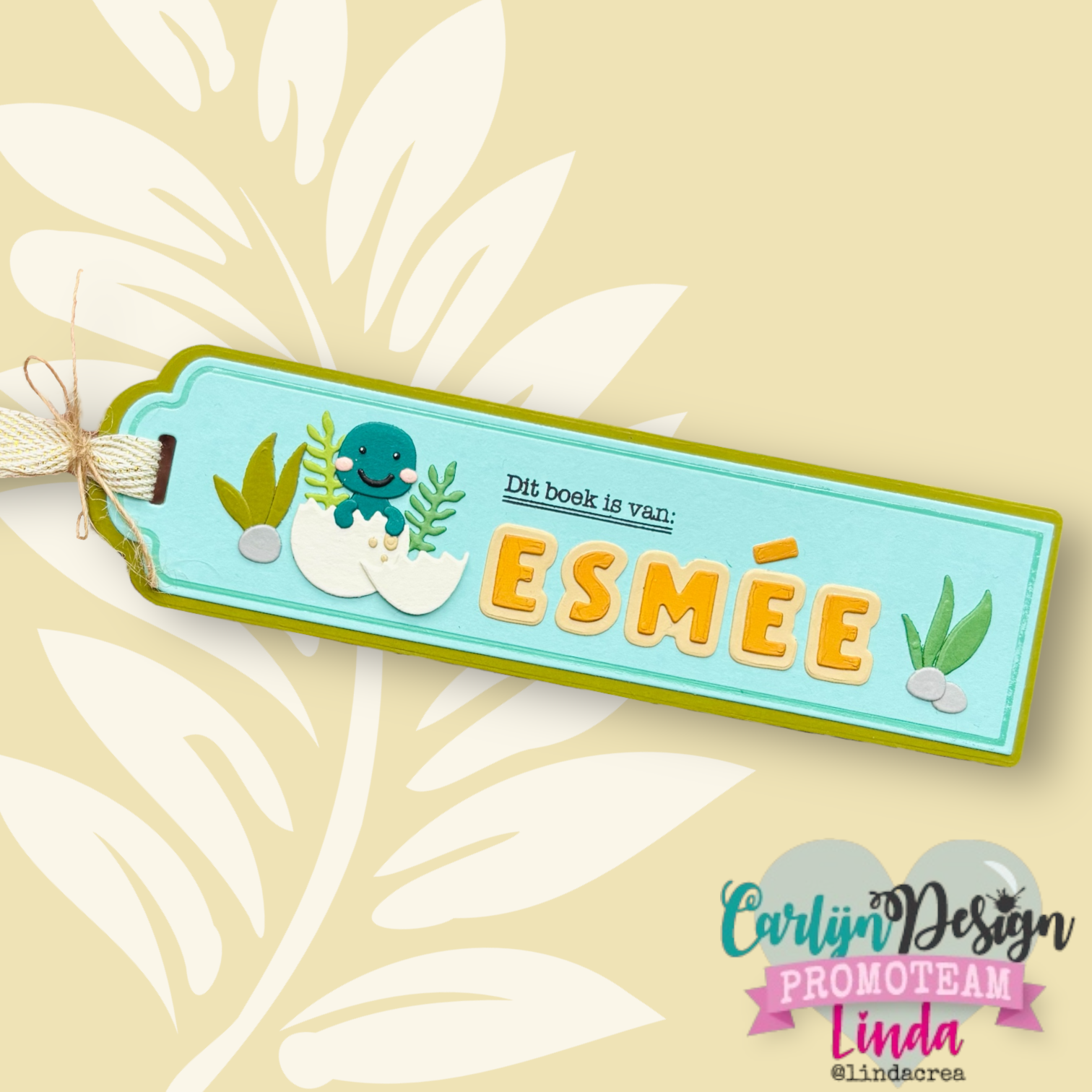 CarlijnDesign CDHF-0067 hot foil-plate bokmerke washi