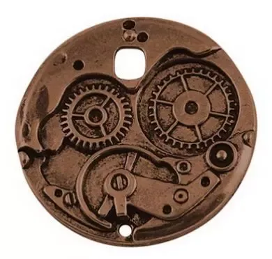 Korthobby Steampunkgear kobber metallpynt