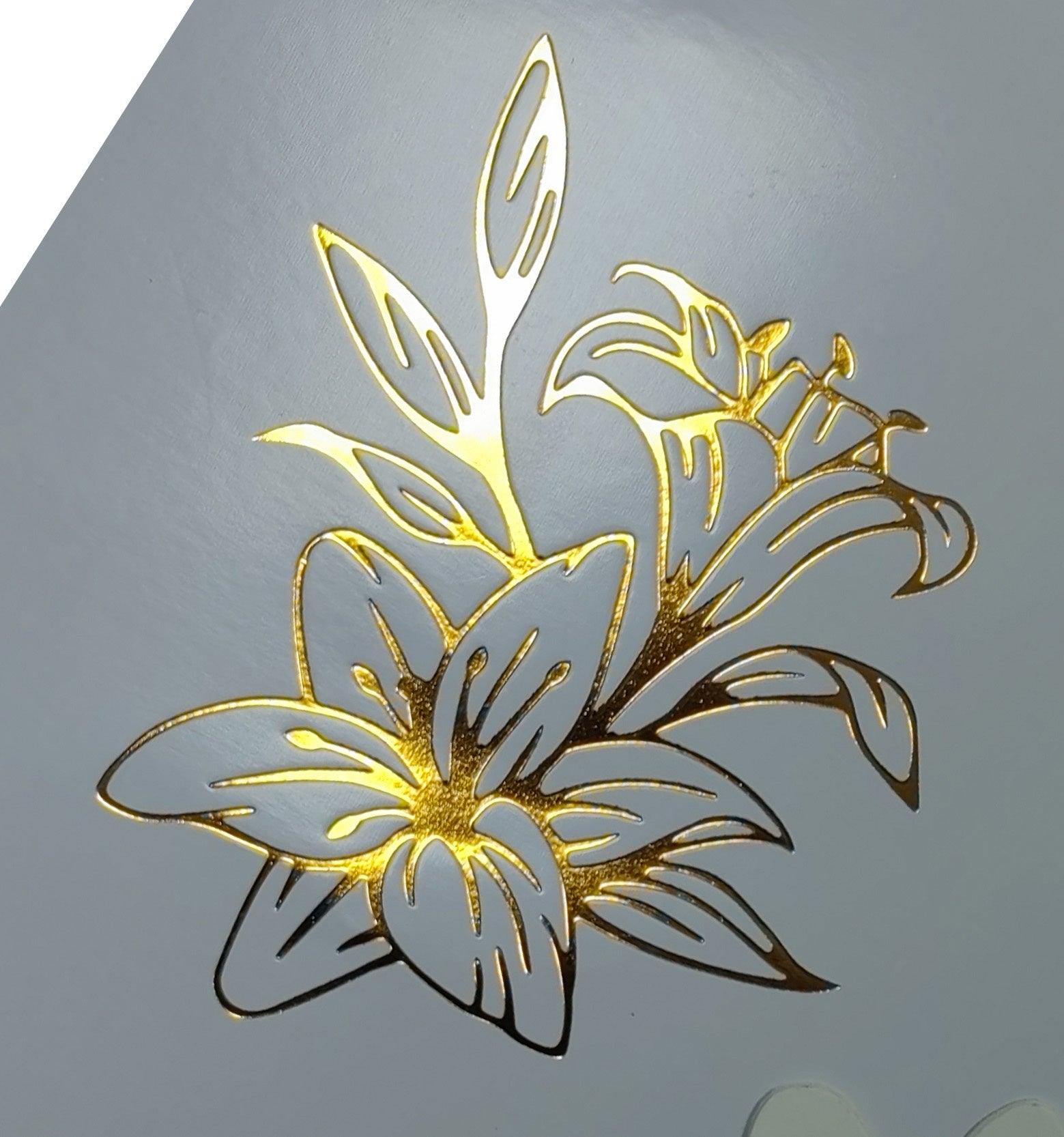 CarlijnDesign Bloemen Lelie CDHF-0031 hotfoilplate styrke