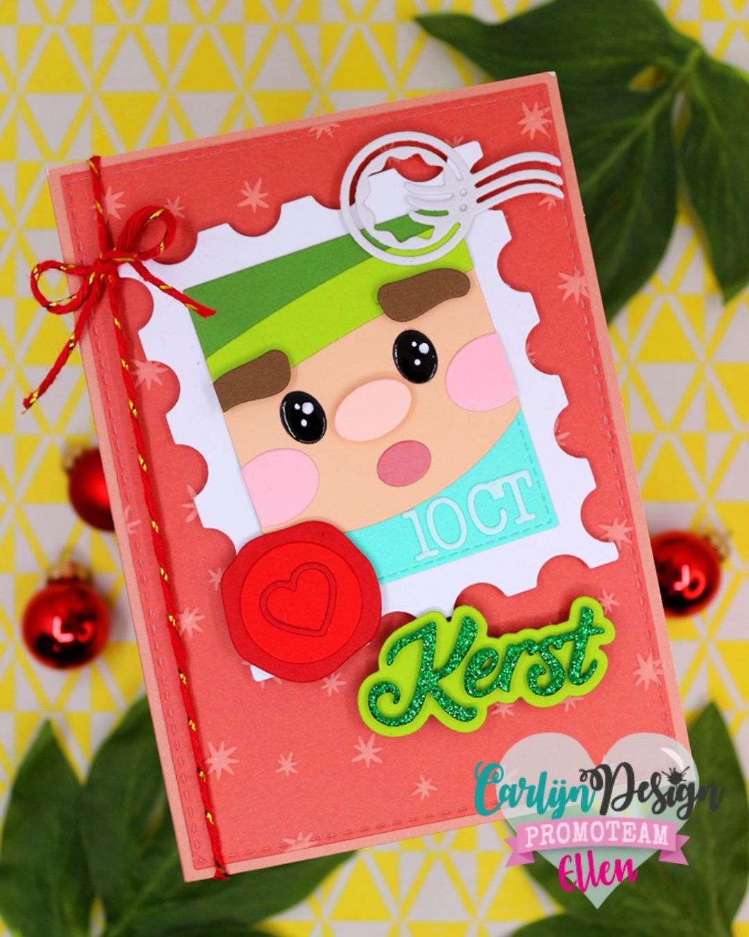 CarlijnDesign Kerst Groetjes CDJD-0094 dies jul nisse
