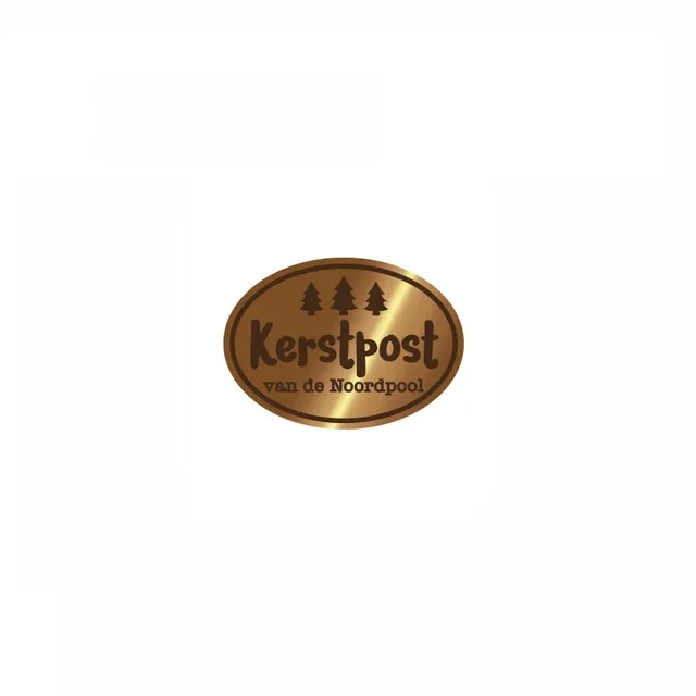 CarlijnDesign Kerstpost CDWX-0024 voksstempel oval jul