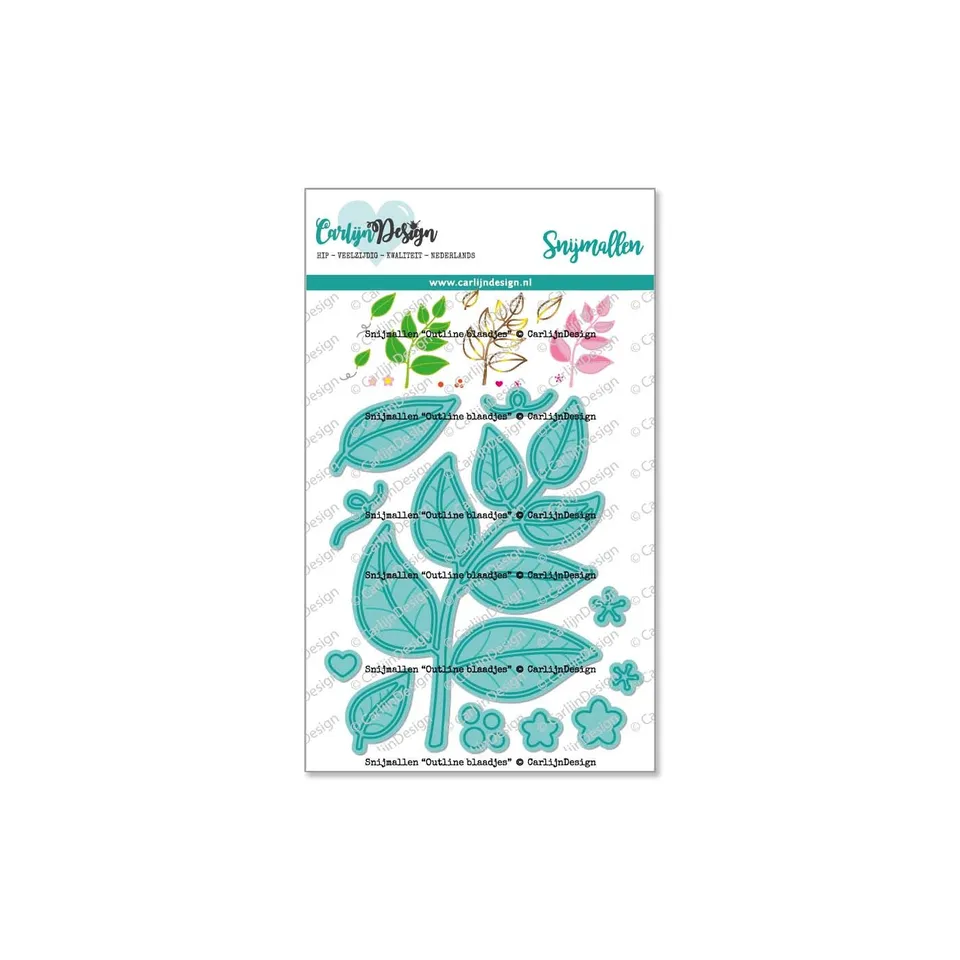 CarlijnDesign CDSN-0165 dies outline blader blad
