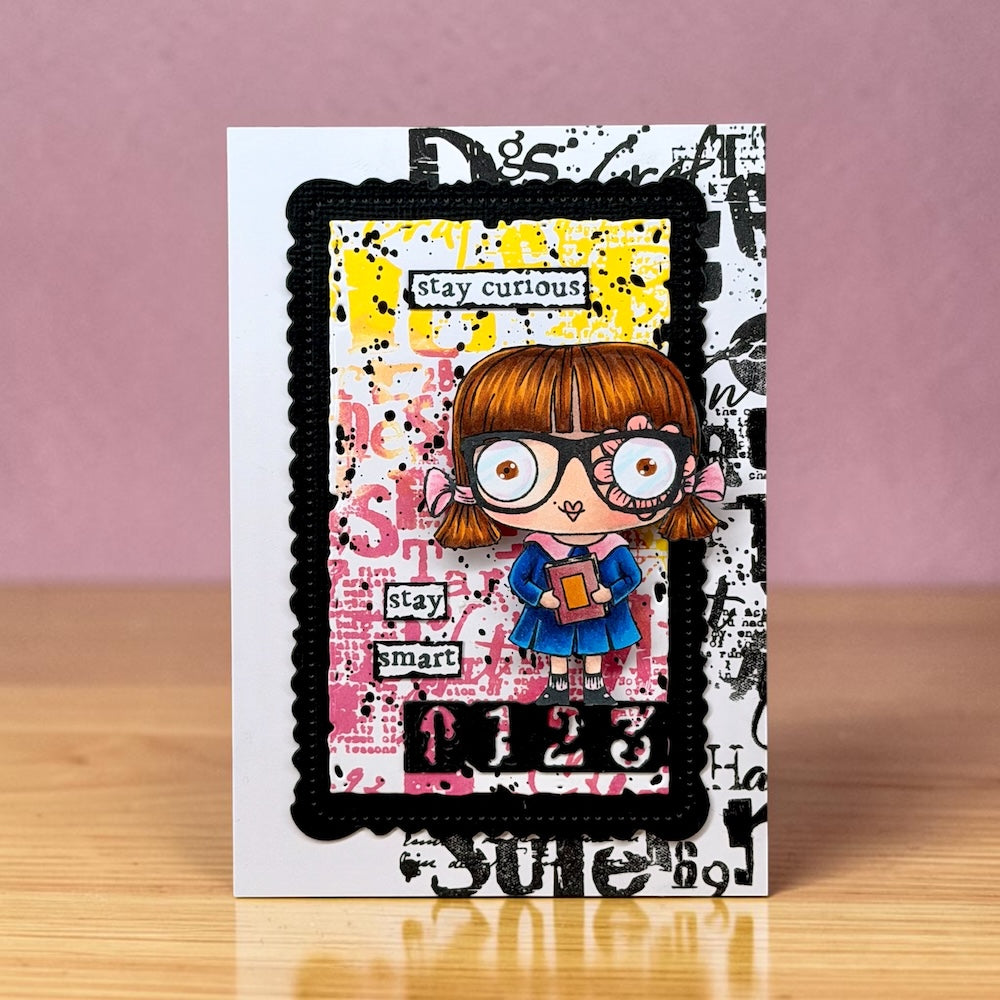 Aall and Create TP-1330 Word Frenzy stempelsett A6 tekst