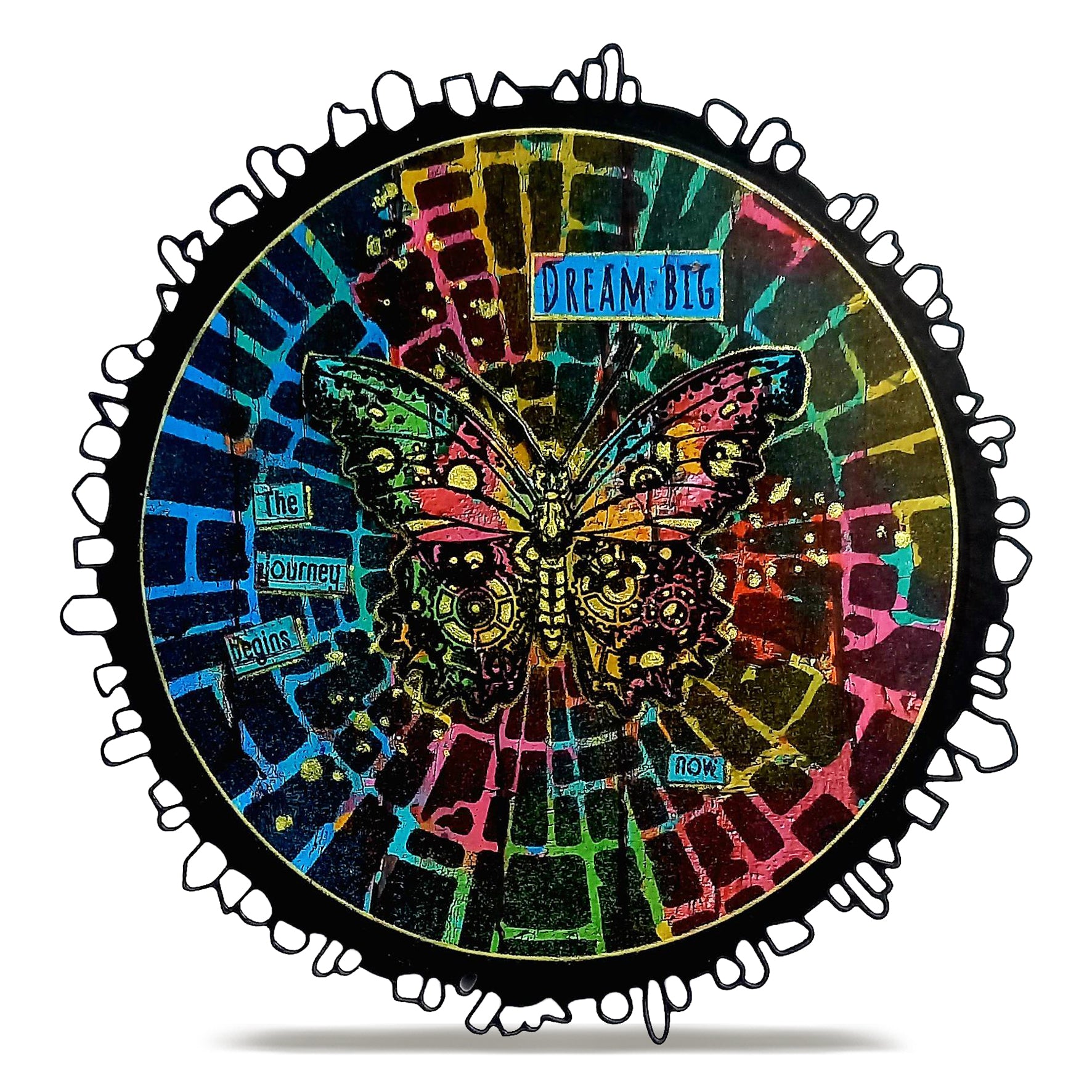 AALL & Create PC-263 sjablong Quantum Wheel 15x15 cm