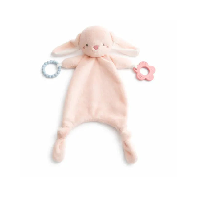 Wonderland Baby Pink Bunny kosefille silikon bitering polyester